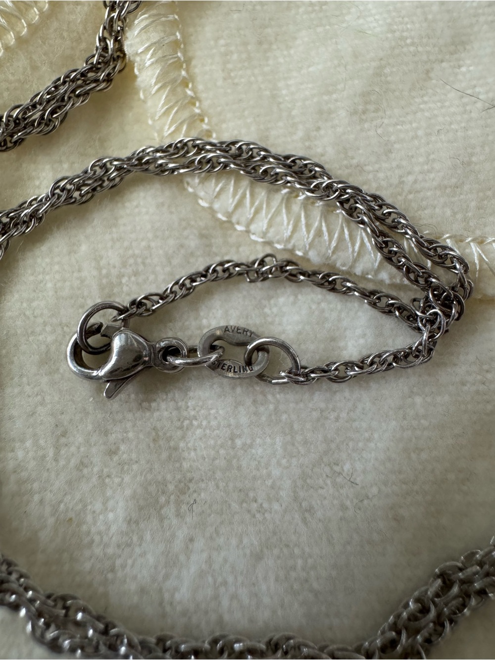 James Avery Silver Light Rope Chain - Picture 2 of 2